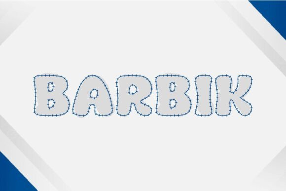 Barbik: A Creative Font for Bold Branding and Design