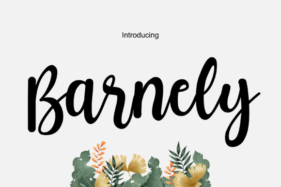 Barnely: A Fresh Handwritten Font for Authentic Projects