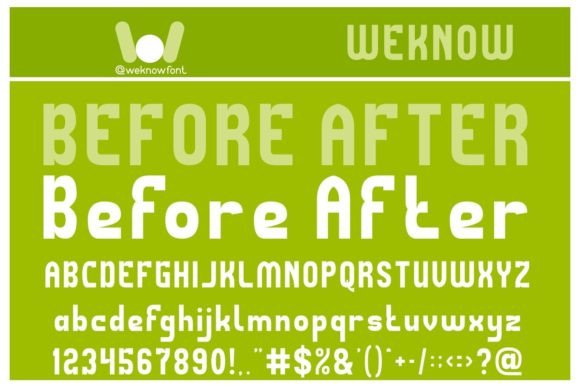 Before After: A Sans Serif for Modern Branding Projects