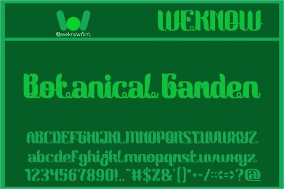 Botanical Garden: A Script Font That Breathes Life Into Design