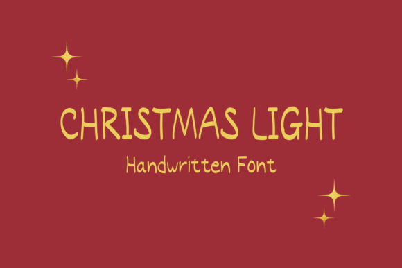 Christmas Light: A Handwritten Font That Feels Like a Warm Hug