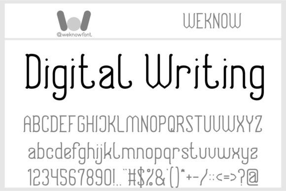 Digital Writing: A Slab Serif Font for Bold, Modern Brands