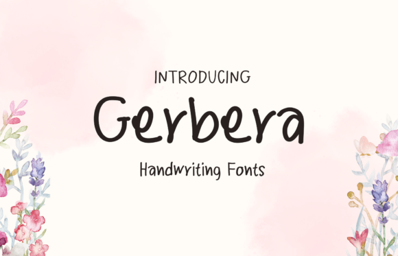 Gerbera Font: A Sweet Handwritten Typeface for Creative Projects