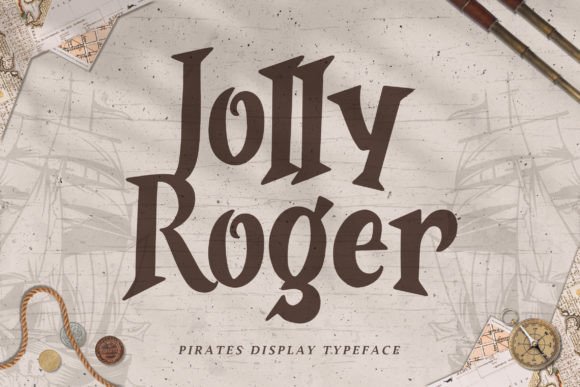 Jolly Roger: Set Sail with This Pirate Fantasy Font