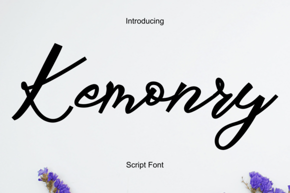 Kemonry: A Sweet Handwritten Font for Creative Projects
