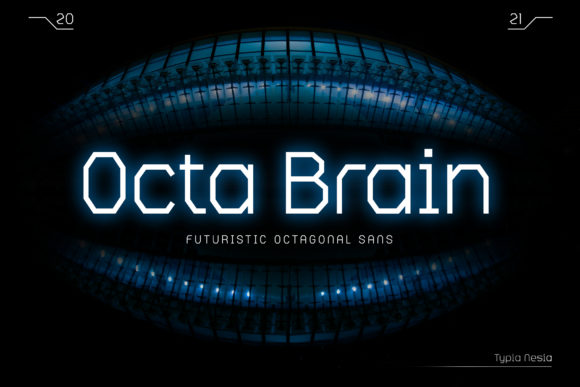 Octa Brain: A Sci-Fi Sans Serif for Bold Visuals