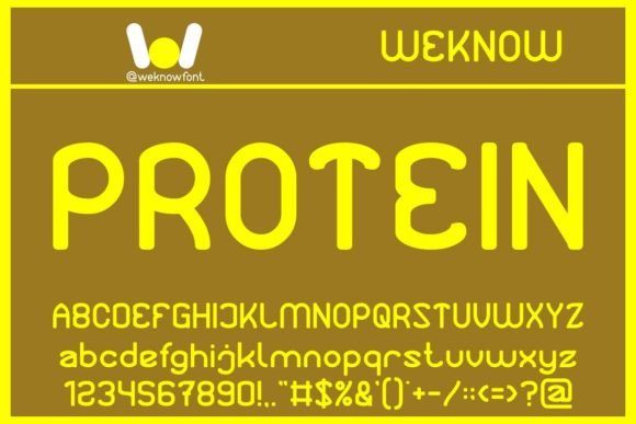 Protein: The Clean, Modern Sans Serif for Every Brand