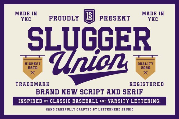Slugger Union: A Typeface for Bold, Winning Brands
