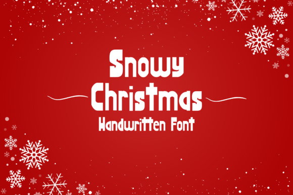 Snowy: A Sweet and Friendly Handwritten Display Font