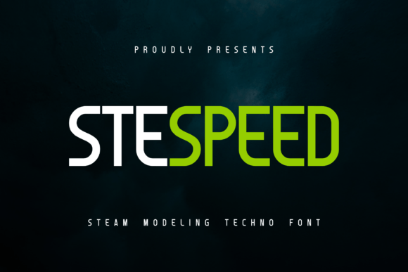 Stespeed: A Dynamic Font for Bold, Sport-Inspired Designs