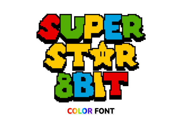 Superstar 8bit: A Pixel Font for Modern Design