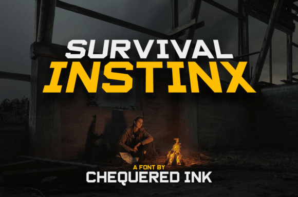 Survival Instinx: A Font for Fearless Branding