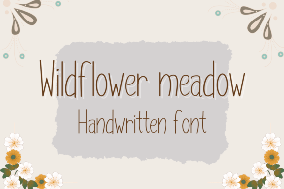 Wildflower Meadow: A Font That Feels Like a Sun-Drenched Afternoon